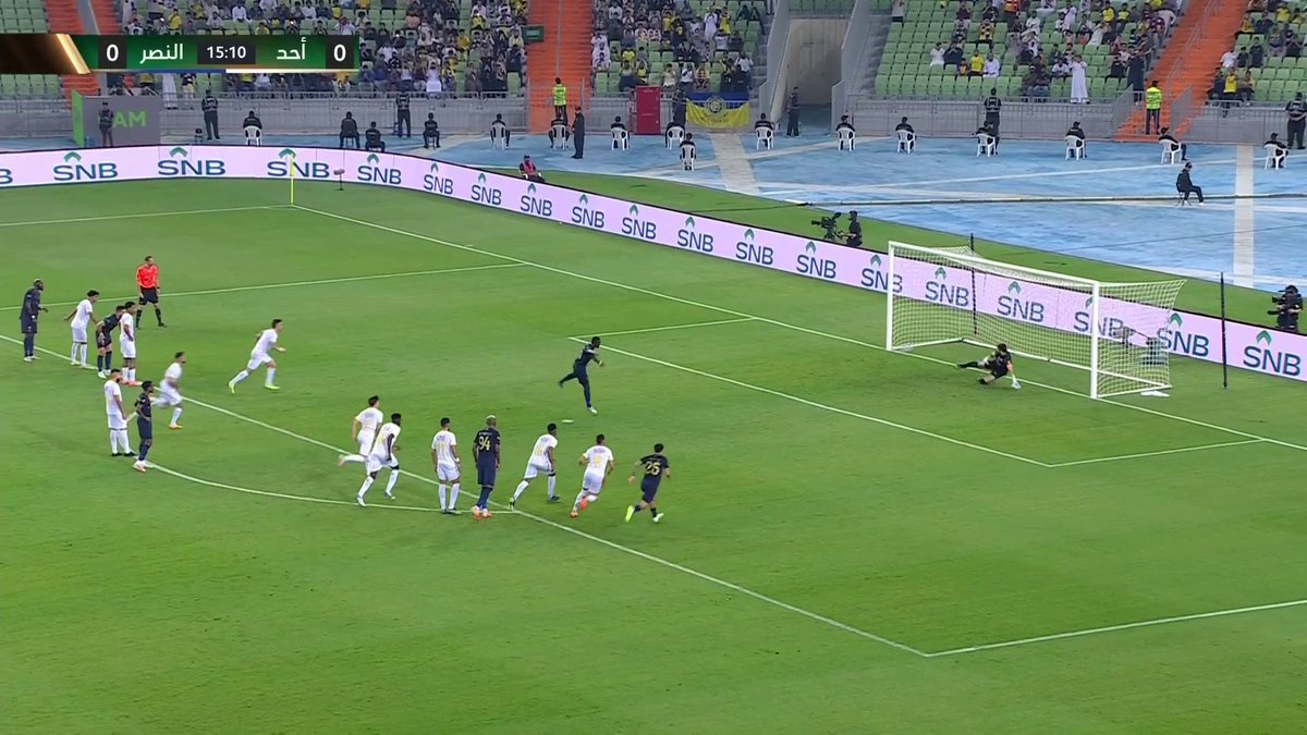 هدددددف!⚽ ساديو ماني يفتتح أهداف النصر من علامة الجزاء⚽️ أحد 0× 1 النصر #أغلى_الكؤوس #أحد_النصر | #SSC