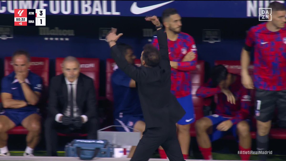 El hombre que nos dotó de competitividad ante cualquier rival. Da igual como esté el Atleti que siempre va a competir. Don Diego Pablo Simeone.