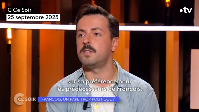 "François est dans la continuité de Jean-Paul II et Benoît XVI sur le fond mais il déplace ses priorités et son style" Timothée de Rauglaudre 🌿 La suite avec Camille Pascal, Guyonne de Montjou, @WoltonDominique, Jean-Pierre Mignard et isabelle de Gaulmyn ⏰ À 22h40 sur @France5tv ➡️
