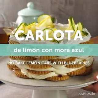 Pon manos a la obra y prepara esta carlota de limón para endulzar tu día #kiwilimon #recetas Receta 👉