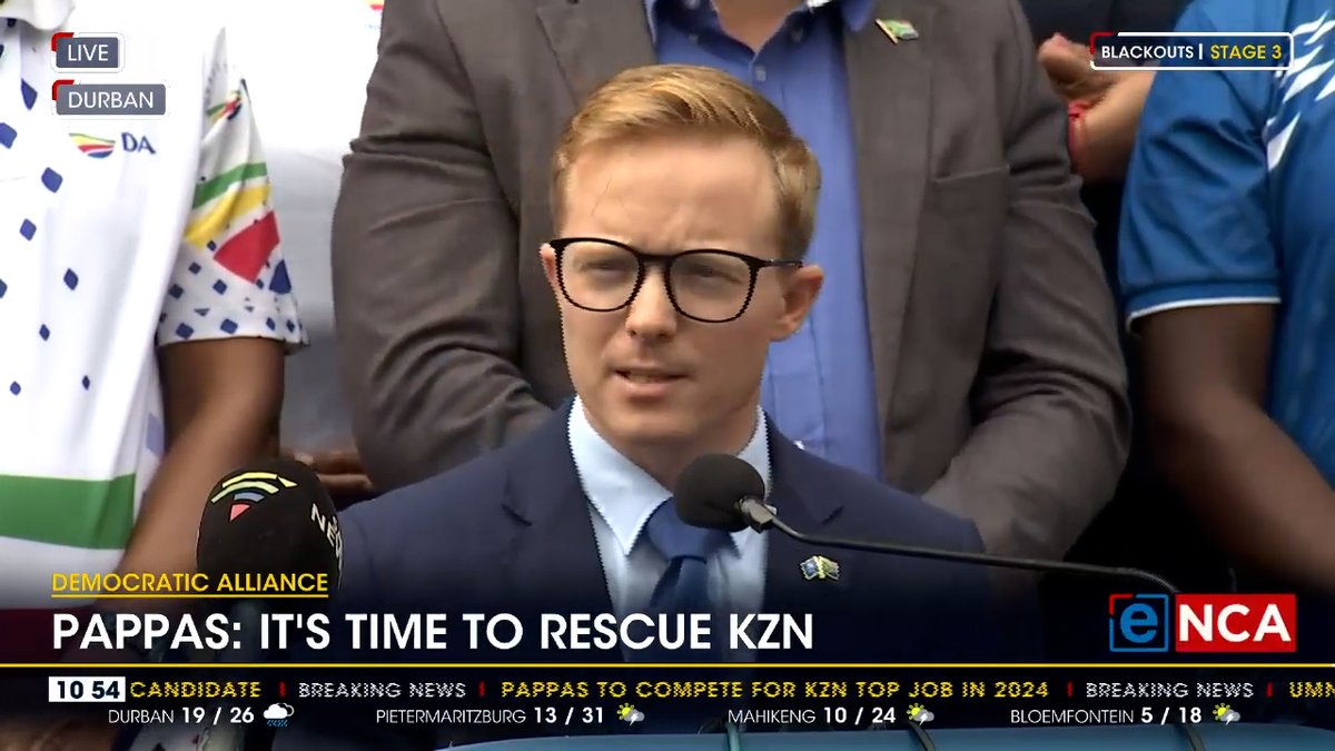 "Manje, sekuyisikhathi sokuba siqine isibindi sokuthi sishintshe ivoti. Facing challenges and uncertainty, it's tempting to stick with the familiar. Instead, let's be courageous and create a new future. " - Chris Pappas Let's rescue KZN! 📺 Full speech: