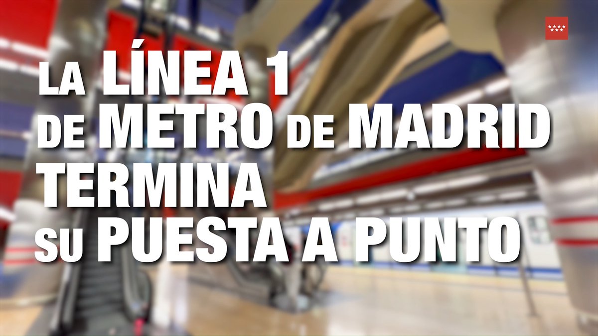 🚇 La L1 reabrirá el 14 de octubre tras las obras de remodelación. ✅ Desde mañana miércoles 27 de septiembre, los trenes circularán entre Sol y N. Numancia. 🚧 Los trenes no efectuarán parada en la estación de Atocha. +Info: #ObrasL1 #TrabajamosParaTi