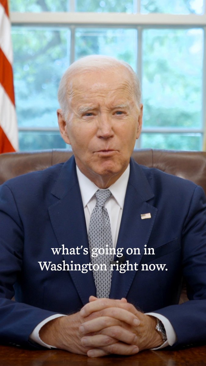 A message from me on the extreme Republican shutdown: