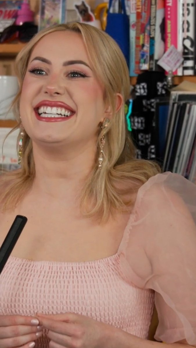 🎶 So let's start! 'Cause you've got an awfully long way to go. 🎶 Watch as McKenzie Kurtz sings "Popular" for NPR Music's #TinyDesk concert series. #WICKED20 #YearOfTheFan