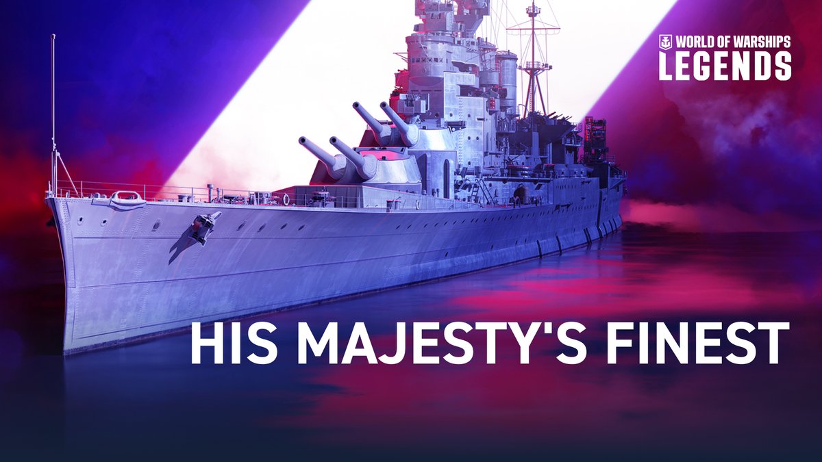 🌊👑 For King and Country! The New #RoyalNavy battleship line arrives in Early Access, starting October 2nd: be there or be square!