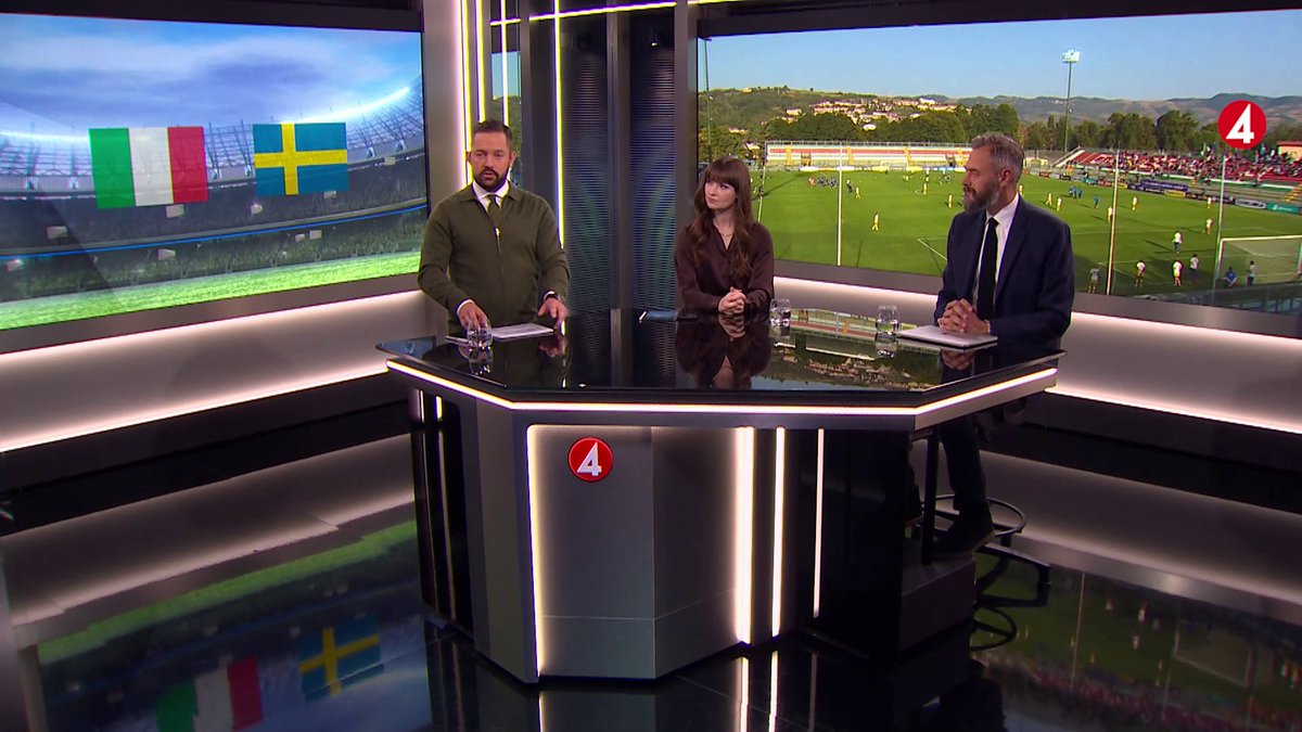 Studion är igång 🔥 Streama kvällens Nations League-möte mellan Italien och Sverige på TV4 Play!