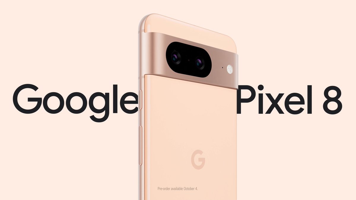 W8 for it. Meet #Pixel8 and Pixel 8 Pro live at #MadeByGoogle in 8️⃣ days and sign up for updates at the Google Store:
