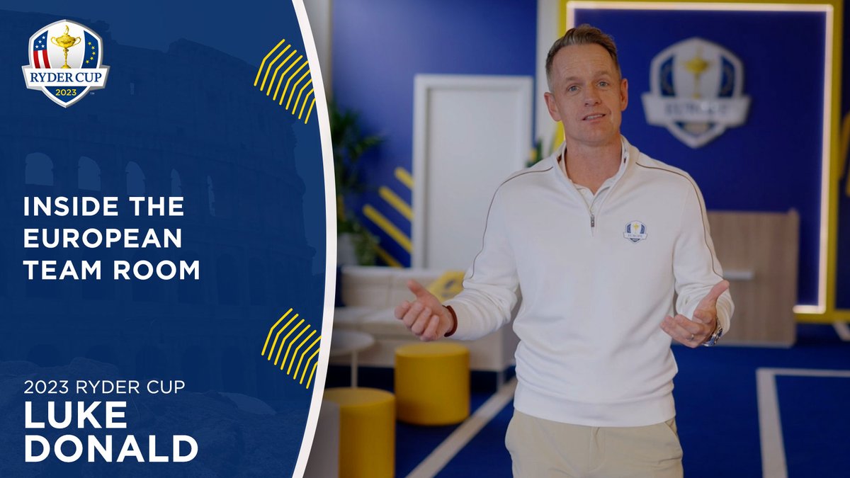 Let Captain Luke Donald take you inside the European team room ๐ช๐บ #TeamEurope