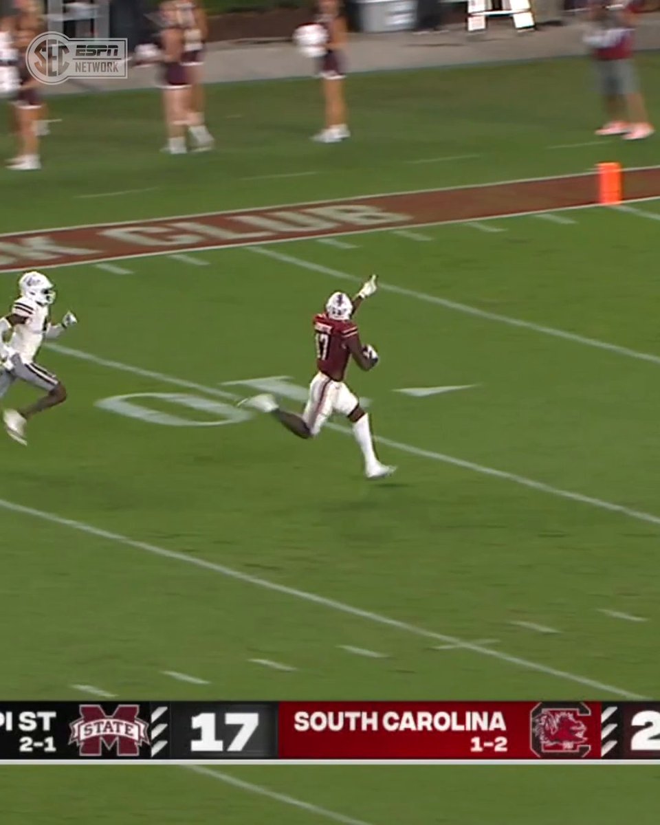 So nice he did it twice ✌️ South Carolina Football | Xavier Legette
