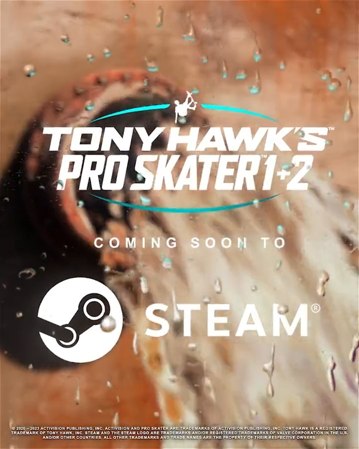 This. Is. Epic. Drop in to Tony Hawk's Pro Skater 1 + 2 on Steam, October 3. Add it to your Wishlist:
