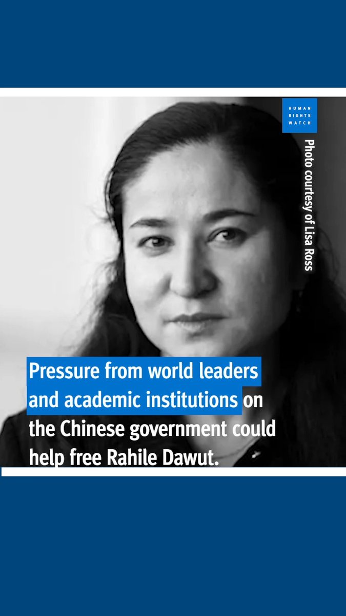 Yet another enforced disappearance and secret trial in Xinjiang — Uyghur academic Rahile Dawut has now been sentenced to life in prison. The world should not let the Chinese government get away with these efforts to silence Uyghur voices.