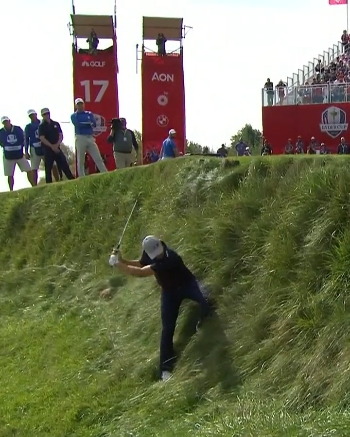 Spieth happens. This @RyderCup moment was all-time, Jordan Spieth 👏