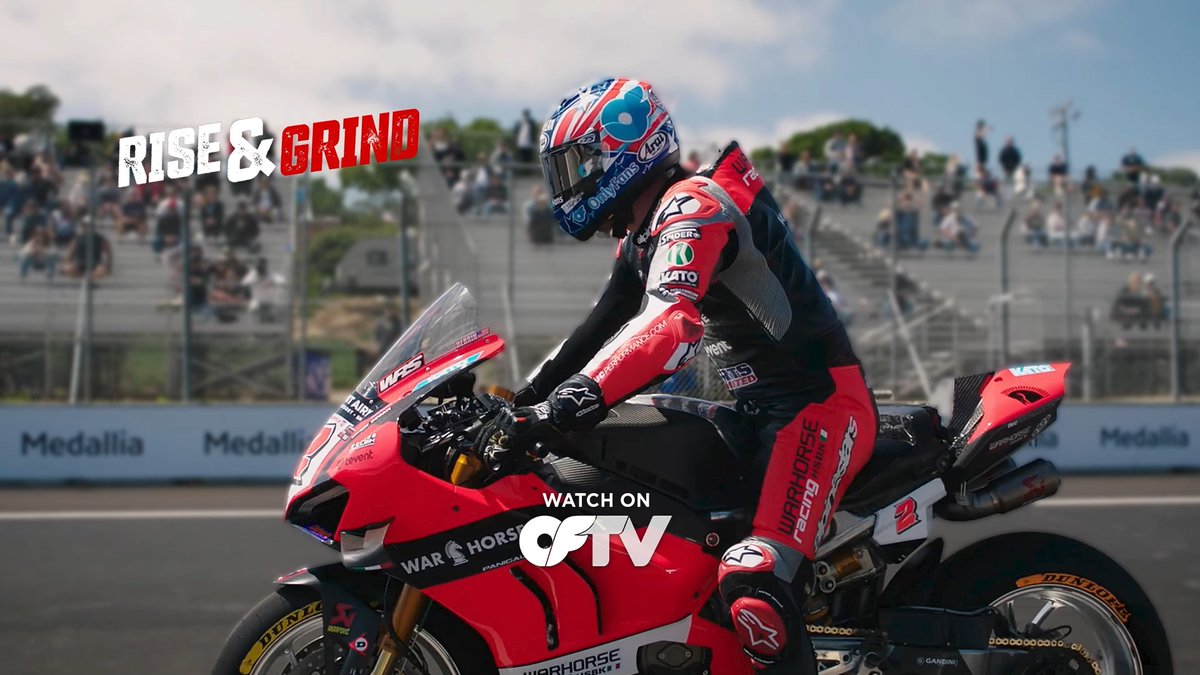 Before placing second in the 2023 Superbike championships, @JoshHerrin was all-in on Laguna Seca. 🏁 Stream an all-new #RiseAndGrind now: