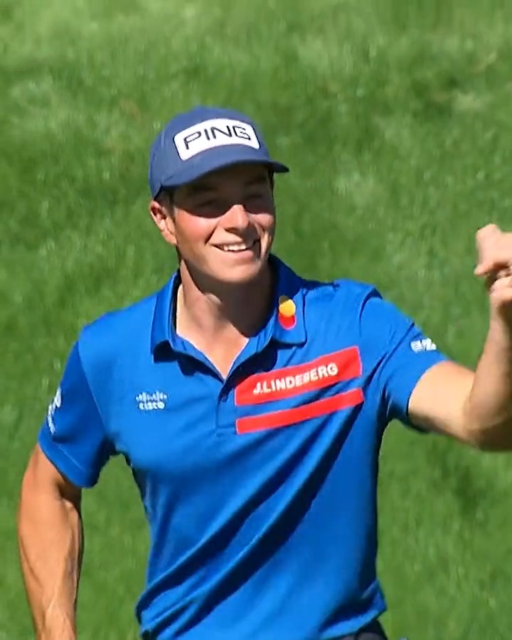 Does anyone hole out more than Viktor Hovland? 😲
