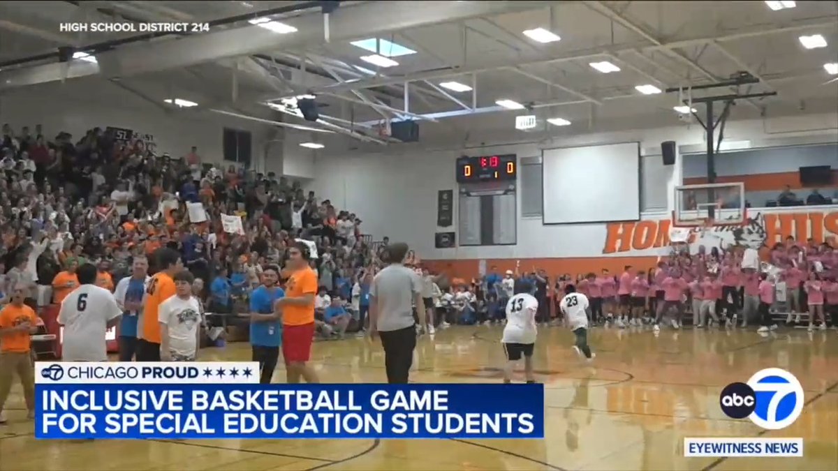 .Hersey High School is making Chicago Proud! The school held The Big Game today and helped raise more than $1,300 for Gerry's Cafe! ABC 7 Chicago #inclusionrevolution