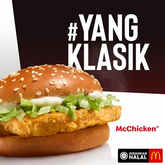 Inilah dia kepingan ayam rangup dimasak keemasan dengan sos istimewa yang pasti memikat jiwa. 😍 Rasai kelazatan McChicken® hari ini.