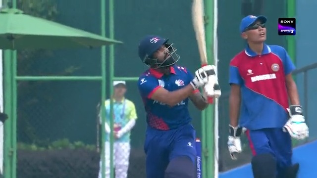 Historic. Dipendra Singh smashed fifty from just 9 balls - fastest ever in International cricket...!!!!