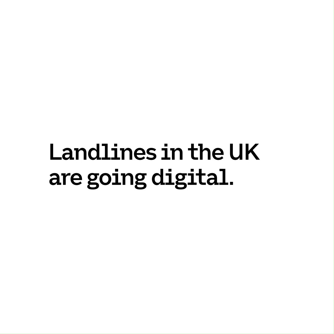 The landline is here to stay, but the technology used to make calls is changing from analogue to digital. Find out more about the next phase in our rollout of this service, coming to our customers on a region-by-region basis, here: #DigitalSwitchover