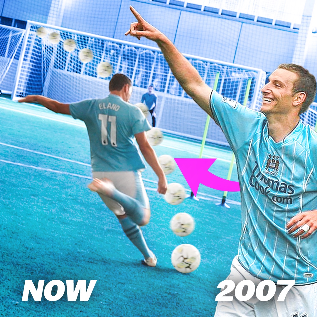 Can Elano recreate his iconic free-kick against Newcastle? โ๏ธ Find out if he's still got it! ๐