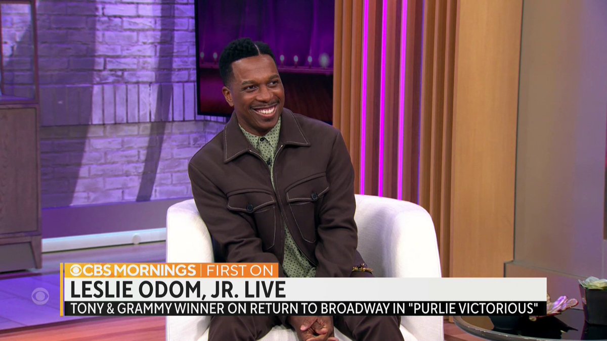 Tony Award-winner Leslie Odom, Jr. says that Purlie Victorious is a “very rare piece” because it both entertains and leaves audiences thinking on their way out of the theater. He shares what the play means to him — and why he wanted to bring it to Broadway.