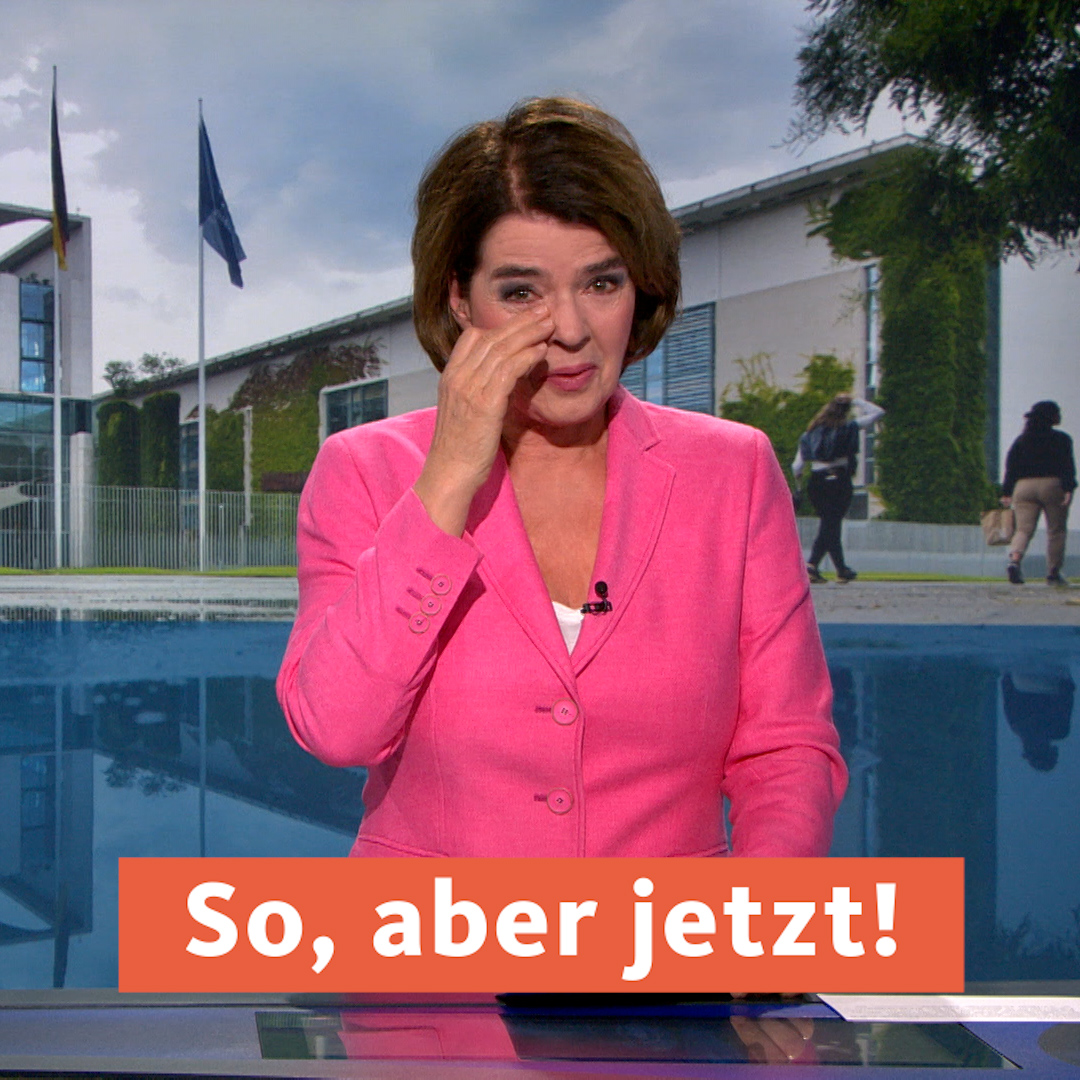 Tagesschau-Moderatorin Susanne Daubner hat heute Morgen einen Lachanfall vom Allerfeinsten bekommen.