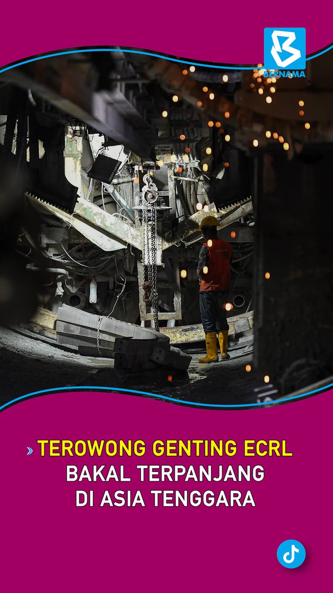Terowong Genting ECRL bakal terpanjang di Asia Tenggara #BernamaNews #VideoBernama #ECRL