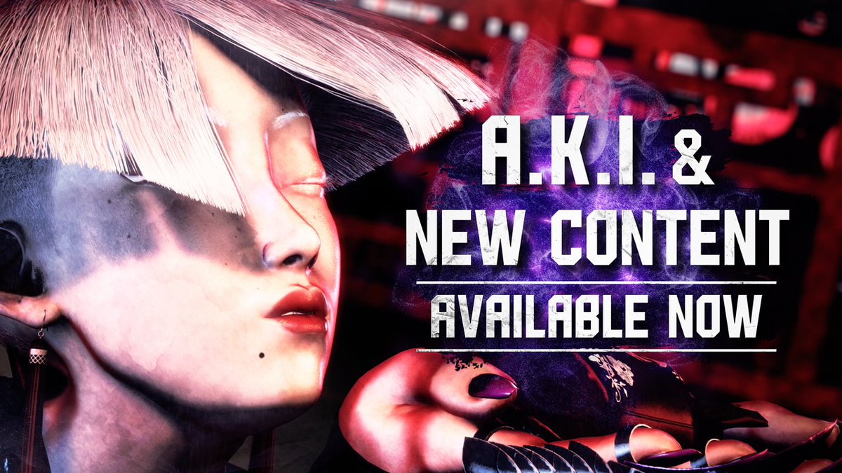 Play the A.K.I. Update now in Street Fighter 6 for a taste of her poison! 🌏 Meet A.K.I. in World Tour 🌐 Learn her moves for the Battle Hub 🛠️ Utilize her finesse in Fighting Ground 🐍 …more! Ssssslither in now. She's waiting…