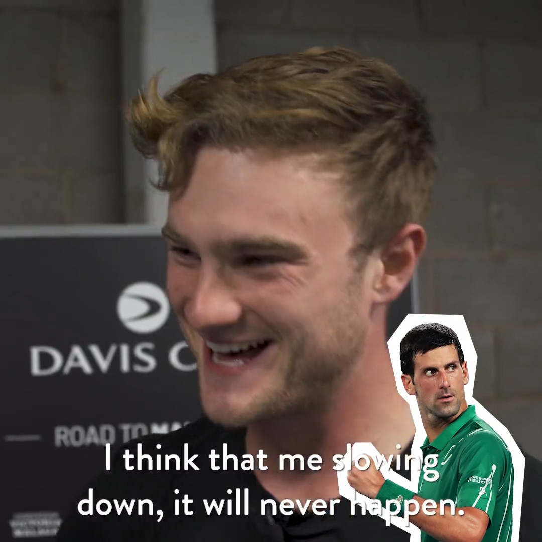🤣 @JoshBerryComedy’s impressions are spot on 🤣 A catch-up with Roger Federer, Rafa Nadal, Novak Djokovic &amp; the Murray brothers 🗣️