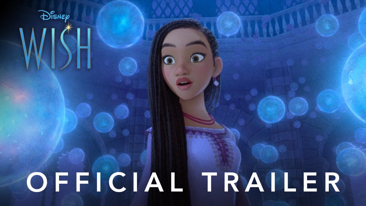 The new trailer for Disney’s ‘WISH’ has been released. Releasing November 22 in theaters.