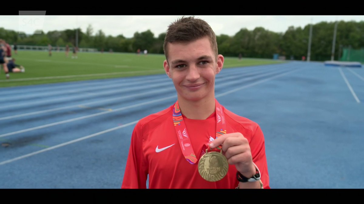 Tomi Roberts-Jones 🥇 🎽 Enillydd Medal Aur Para gyntaf i Gymru yn holl hanes Gemau Ieuenctid y Gymanwlad! Sport Wales Commonwealth Sport