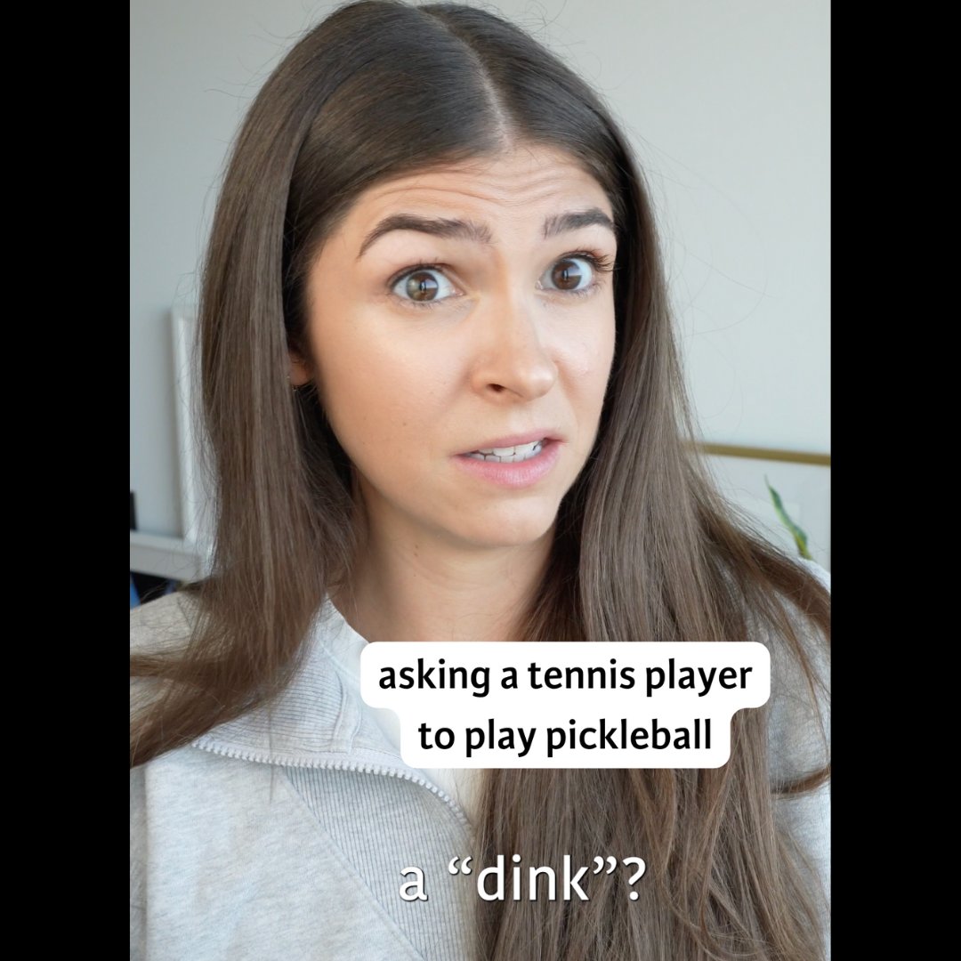 asking a tennis player to play pickleball