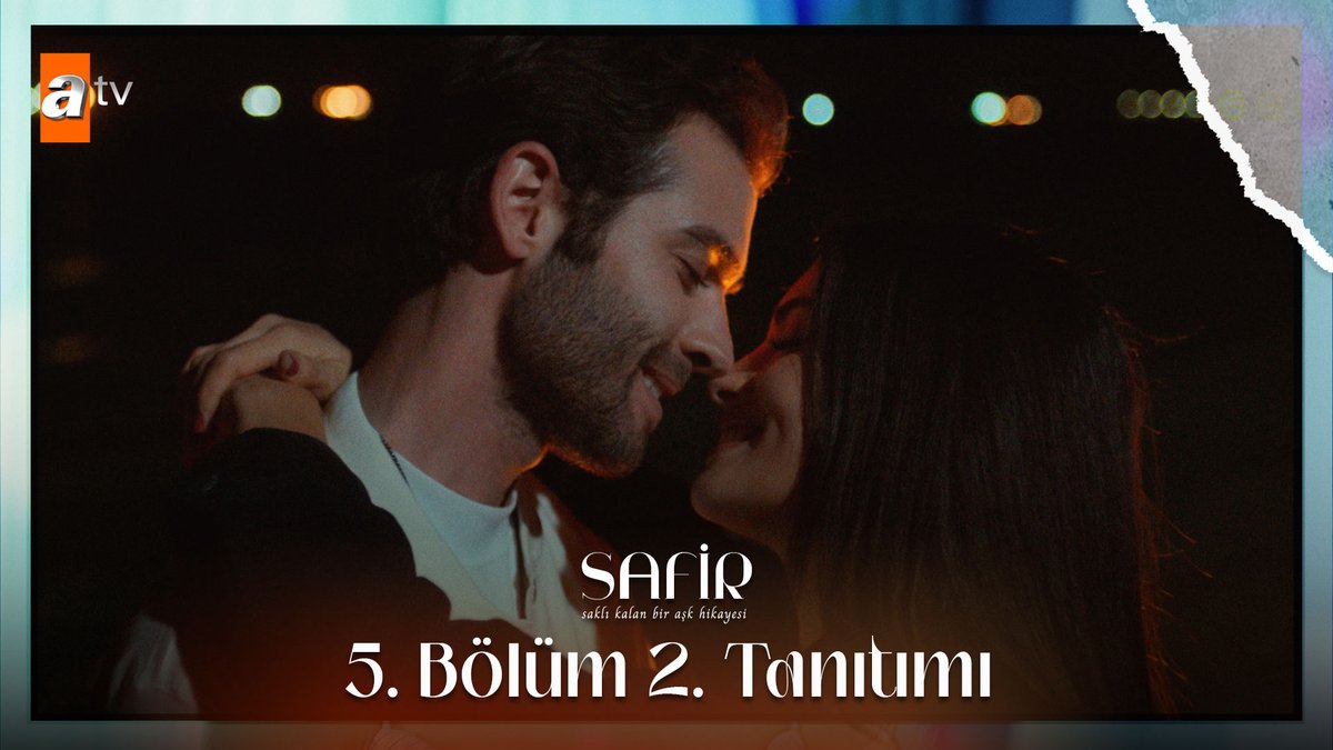 Başını göğsüme sakla sevgilim, Güzel saçlarında dolaşsın elim 🎶 5. bölüm 2. tanıtımı yayında! #Safir ‘Saklı Kalan Bir Aşk Hikayesi’ yeni bölümüyle Pazartesi 20.00’de #atv’de. 💠 atv