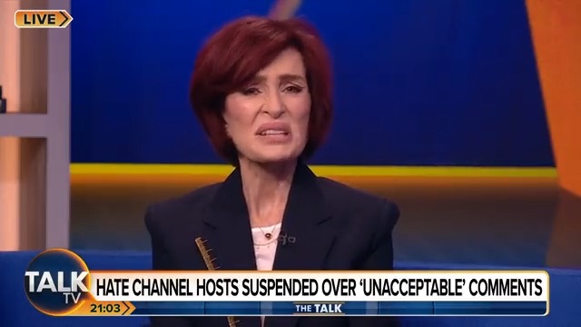 Sharon Osbourne says comments made by suspended GB News presenter Laurence Fox towards Ava-Santina Evans, are "disgraceful" and "belittling." Sharon Osbourne | Ava-Santina