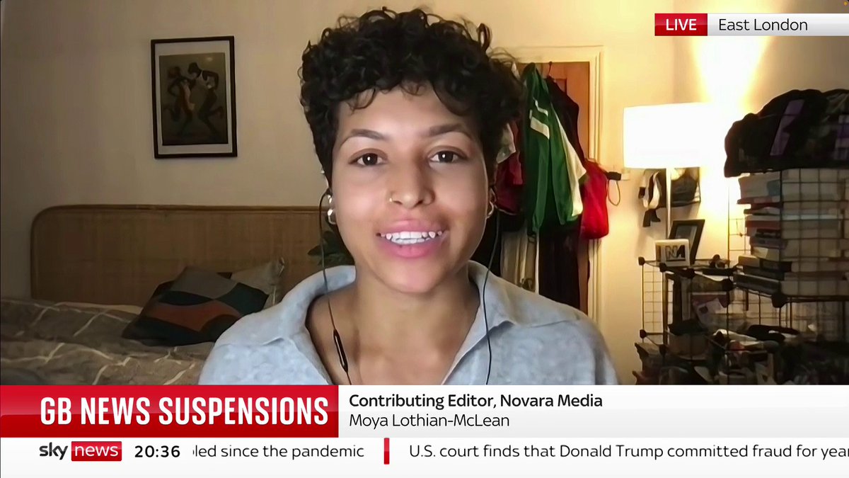 “I was invited on to talk about misogyny in media… A minute before broadcast, suddenly it’s a discussion about free speech!” @mlothianmclean on Sky News exposing how mainstream media chases after culture war set pieces, rather than relevant analysis.