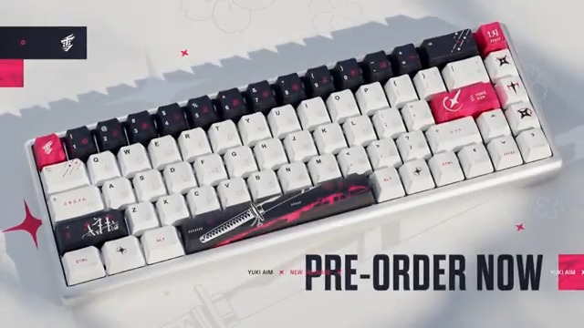 ✦ Yuki Aim Katana Keyboard ✦ • Rapid Trigger. • Hall Effect Magnetic Switches. Pre-Order NOW.