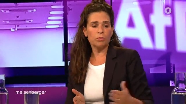"Eine Partei, die die freiheitliche demokratische Grundordnung dieses Landes bekämpft, die sagt, Deutschland muss sich seine Souveränität zurückholen, die #EU muss sterben – diese Partei kann kein #Koalitionspartner sein", sagt dagmar rosenfeld über die #AfD. #maischberger Das Erste