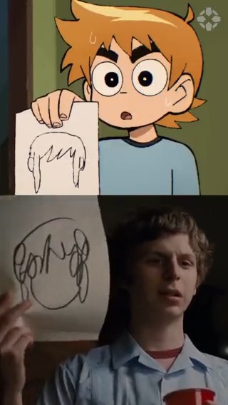 ‘SCOTT PILGRIM’ live-action vs anime. (via: IGN)