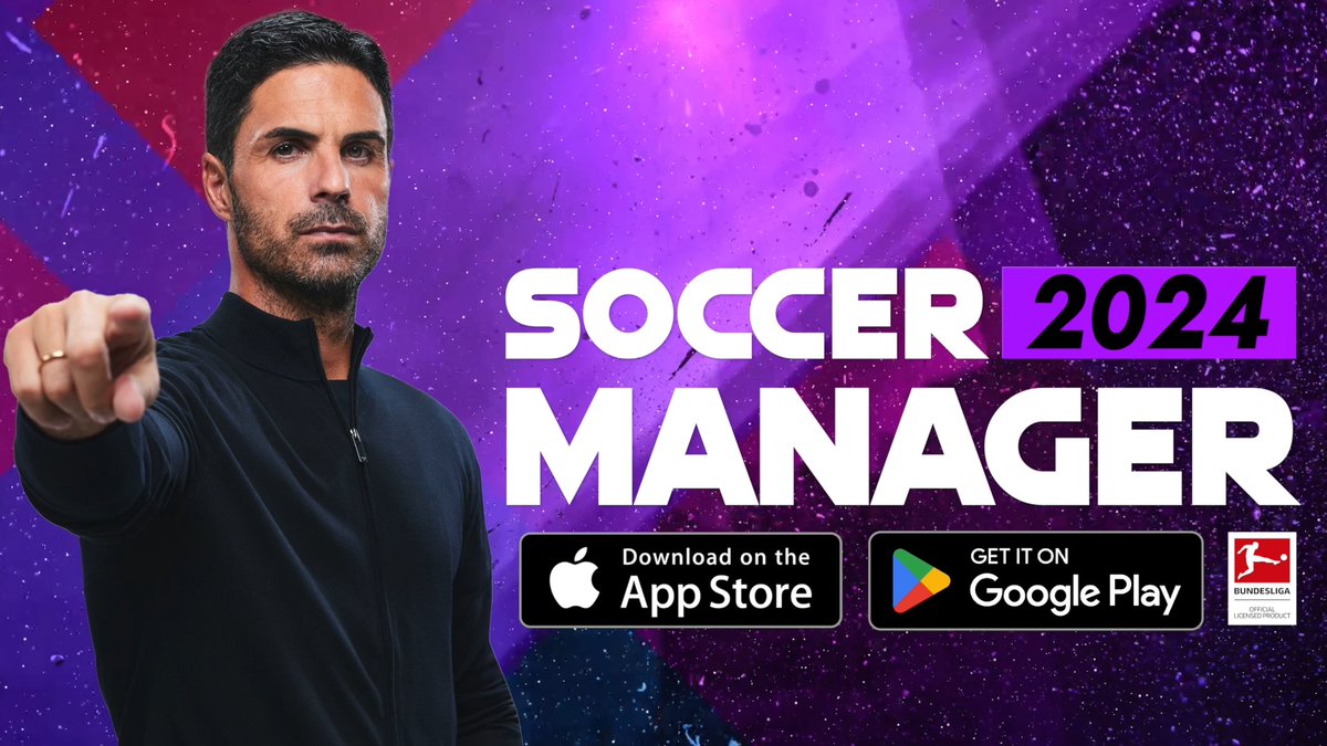 Soccer Manager 2024: Out Now on Android & iOS! The day is here! Soccer Manager 2024 is available NOW to play free on Android and iOS. Step into our best, most innovative game yet and forge a legendary career in #SM24! 🏆 Download on Android or iOS here!