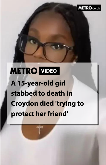 Eliyanna Andam - who was stabbed to death in Croyden yesterday - died trying to protect her friend, it’s been claimed. She is said to have leapt to her friends defence on the way to school after her ex pulled out a foot-long machete.