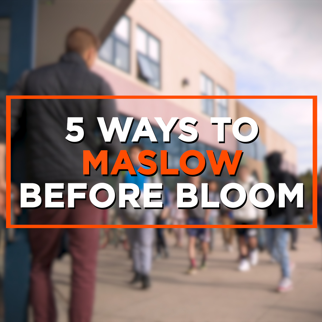 Putting Maslow Before Bloom can help students flourish socially, emotionally, and academically—especially when you weave it throughout the school day. 🌱