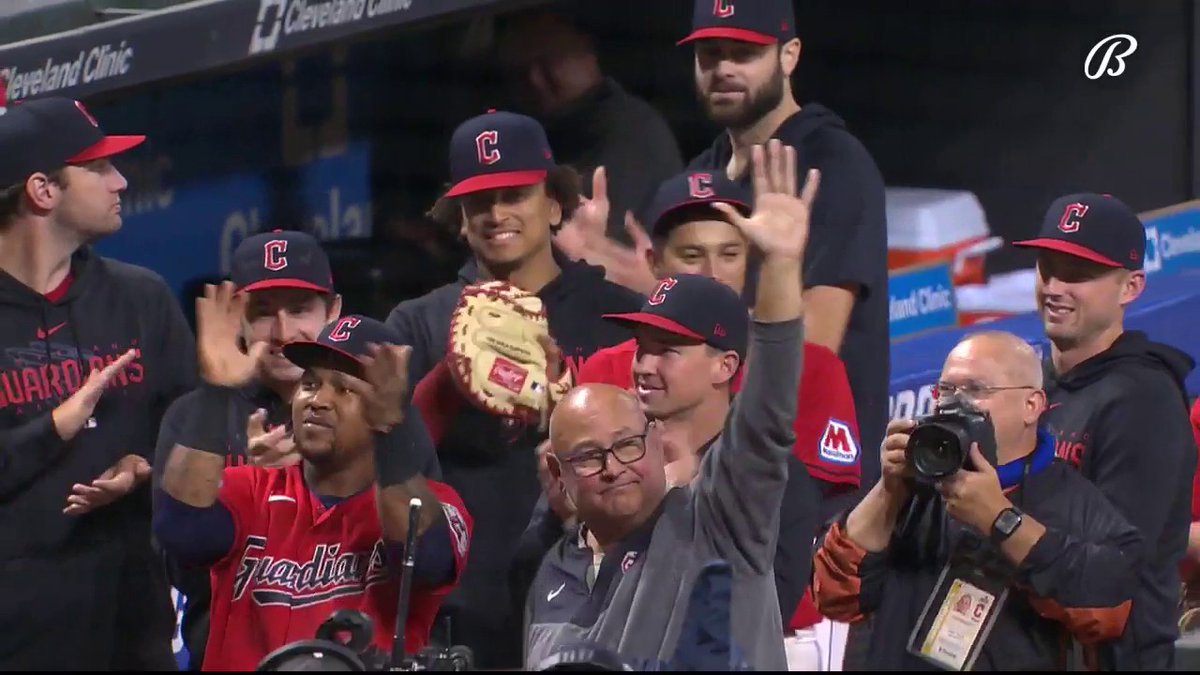 What a moment. What a night. Thank you, Tito. ❤️ #ForTheLand | Cleveland Guardians