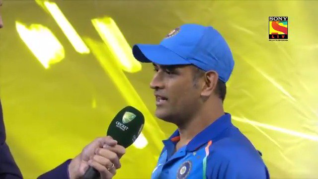 Dhoni Only Indian Batsman to win Man of the series in Australia 🐐