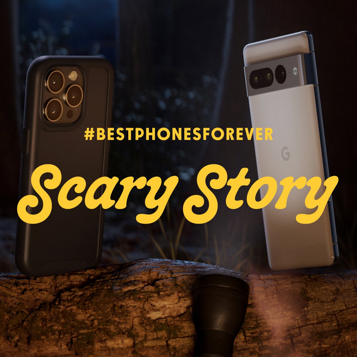 Pixel’s upcoming launch makes iPhone® nervous, but that’s not the only thing lurking around the corner. #BestPhonesForever Get ready for scary cool surprises at #MadeByGoogle on October 4th at 10am ET and sign up for updates at the Google Store: