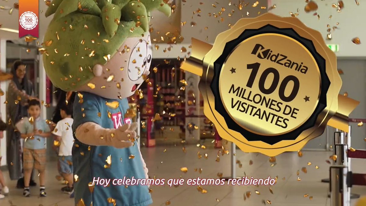 100 millones de sonrisas, 100 millones de sueños cumplidos, 100 millones de logros... ¡Vamos por más! #KidZania100Millones 🧡🏅🌎