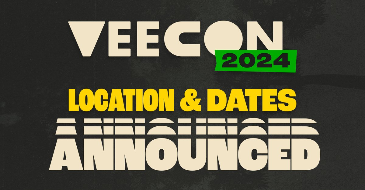 L.A. - Let’s do this. 👊 #SeeYouAtVeeCon from August 9th-11th, 2024 for the super-conference built for the NOW at the intersection of business, marketing, innovation, technology, and popular culture - VeeCon 2024.