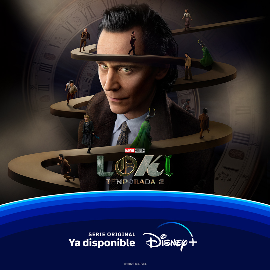 Lo más glorioso ha vuelto. #Loki, segunda temporada ya disponible en #DisneyPlus.