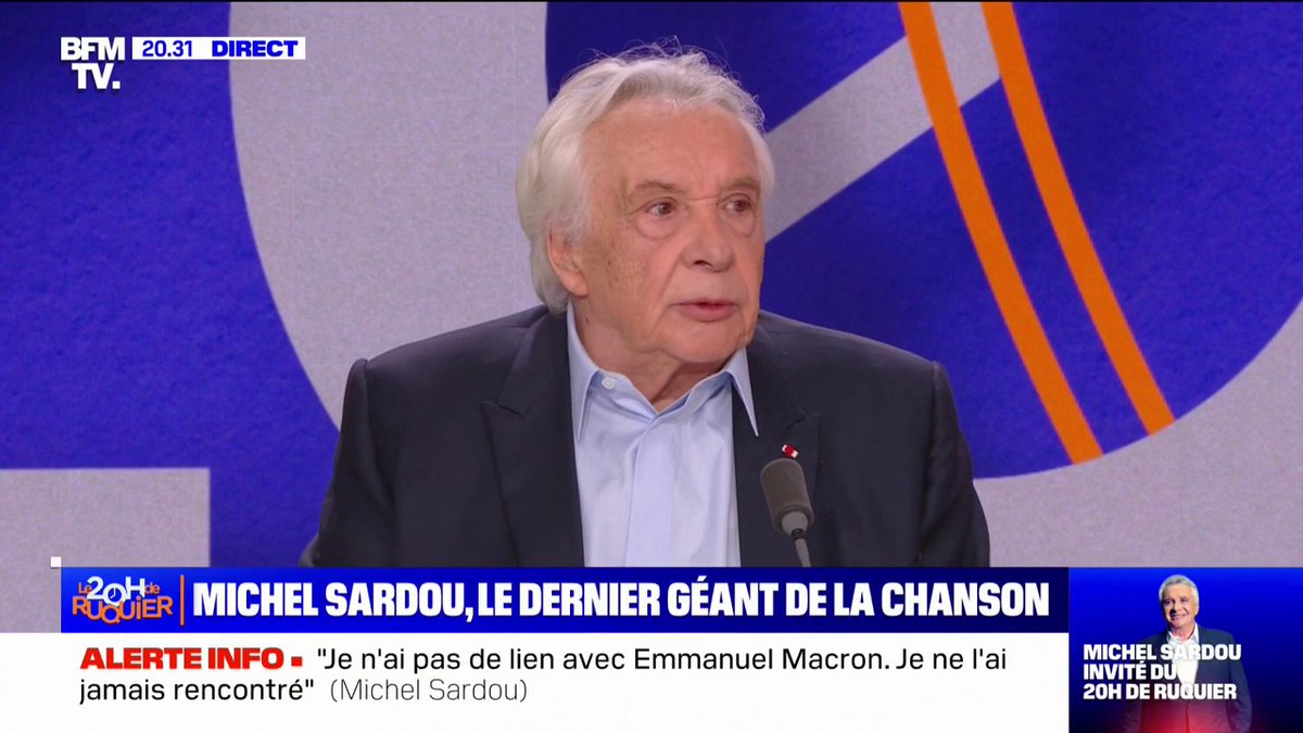 Michel Sardou sur le Haut-Karabakh: "Il faut arrêter de baisser son froc"