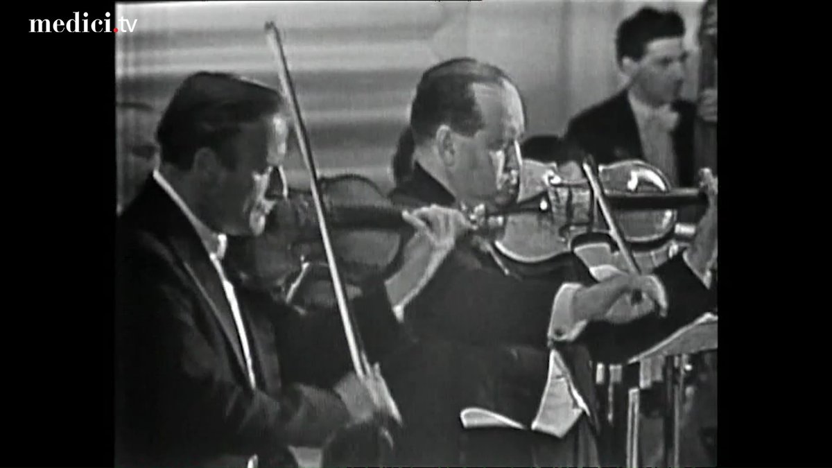 🎻🎻 We've dug up an incomparable jewel from our archives! Witness legendary violinists and close friends David Oistrakh &amp; Yehudi Menuhin play Bach's Double Violin Concerto in D minor! 🎻🎻
