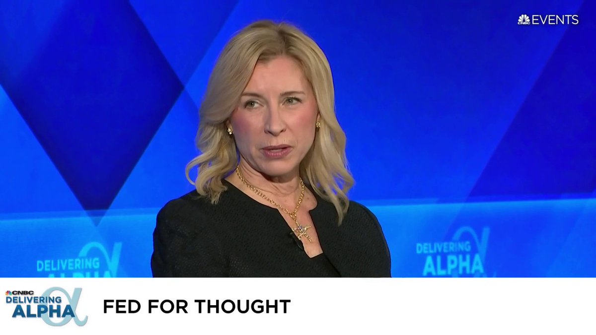 "It seems to me more likely than not that the Fed will continue with quantitative tightening even while it's easing," said the Council for Economic Education's Rebecca Patterson at #DeliveringAlpha.