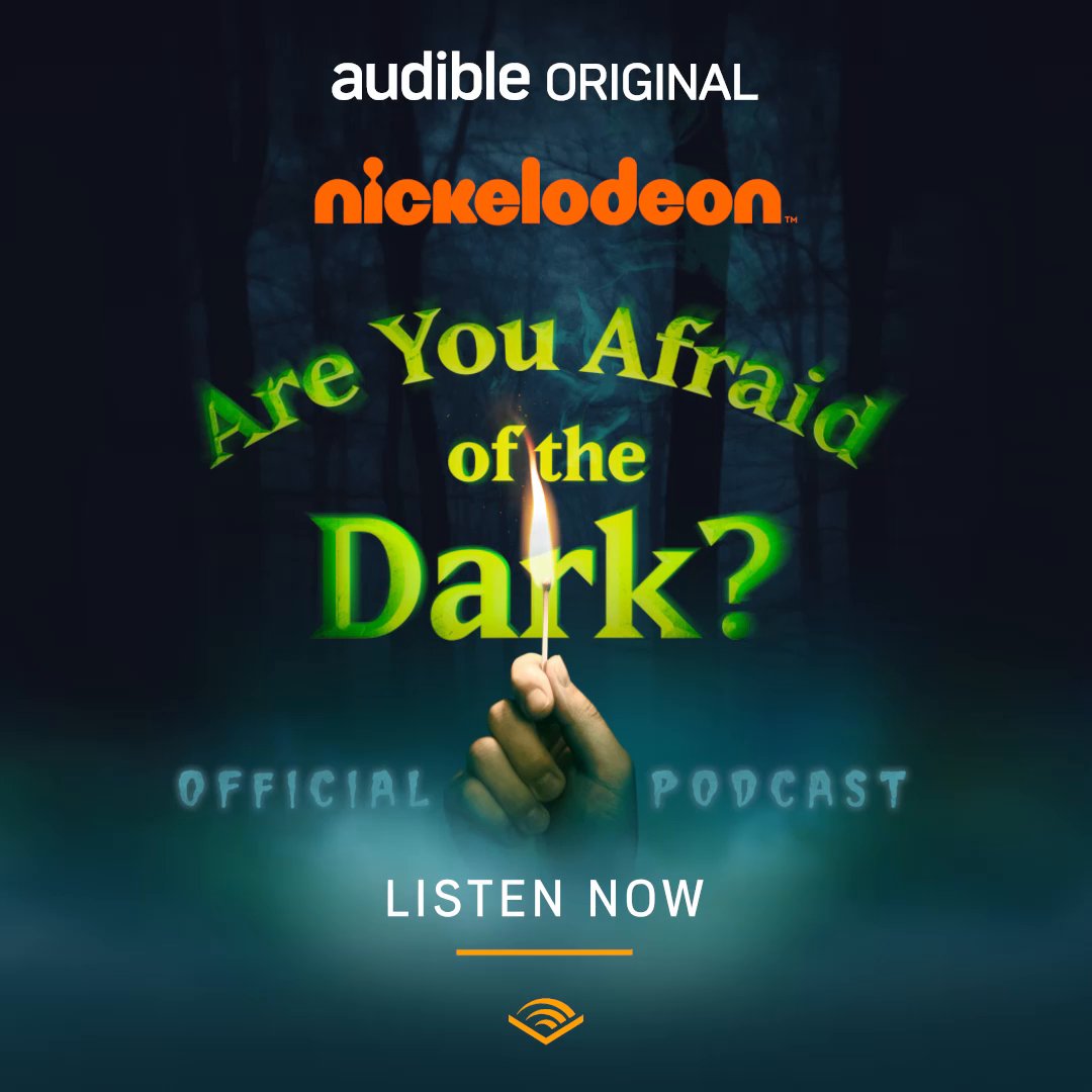 relive the terror of your childhood 👻 our new Audible Original, Are You Afraid Of The Dark? The Official Podcast, is out NOW! listen if you dare...